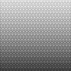Vector modern sacred tattoo . Geometric seamless halftone pattern. Flower Of Life and abstract shapes made in Black and White.