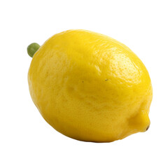 lemon isolated on transparent background