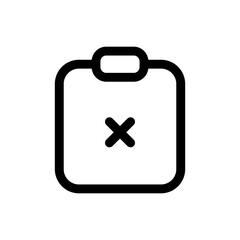 Obraz premium Simple Clipboard icon. The icon can be used for websites, print templates, presentation templates, illustrations, etc