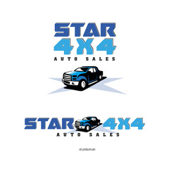 Logotipo Star 4x4 Auto sales