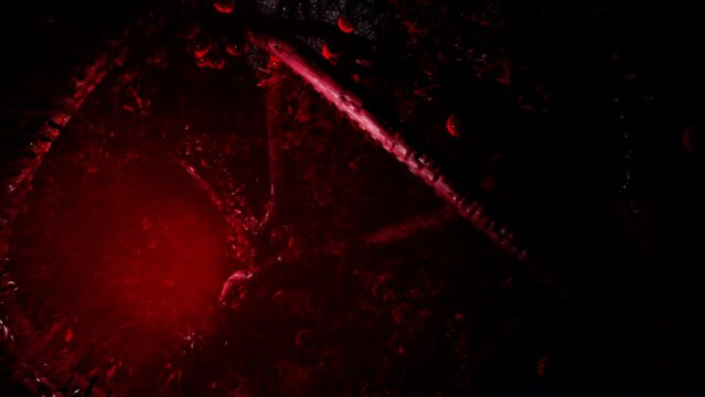 Voodoo Horror with red tentakles