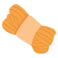 Isolated colored wool cloth sketch icon Vector