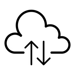 Cloud computing icon