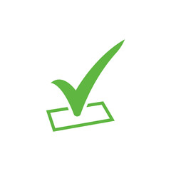 Check mark or tick icon vector design