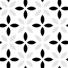 Flower and circle for Seamless pattern, background texture. Vector Illustration