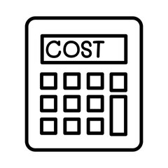 Cost calculation icon