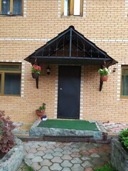 old house with flowers