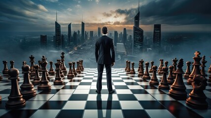 Strategic planning, innovative solutions, exceptional customer service. The path to triumph in the competitive business arena. Generative AI