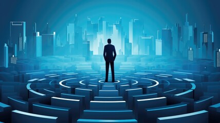 Strategic planning, innovative solutions, exceptional customer service. The path to triumph in the competitive business arena. Generative AI