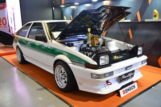 Toyota trueno at Trans Sport Show on May 21, 2023 in Pasay, Philippines