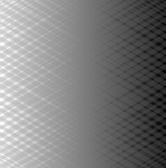 Stylish abstract pattern in the form of intersecting gradient lines on a gray background