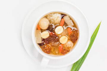 Peach Gum, a Healthy Traditional Dessert