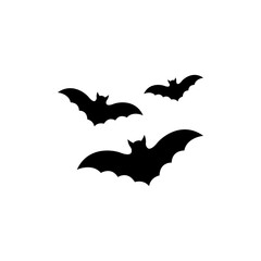 Bat icon logo vector design