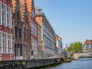 Naklejka premium Sommer in Brügge