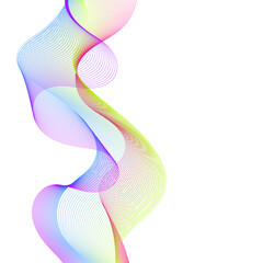 Gradient Abstract flowing wave lines. Design element for technology, science, modern concept.vector eps 10