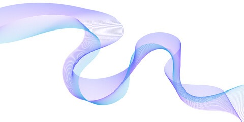 Gradient Abstract flowing wave lines. Design element for technology, science, modern concept.vector eps 10