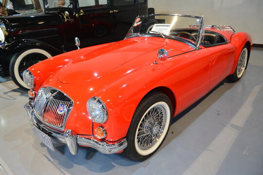 Morris garages mga at Trans Sport Show on May 21, 2023 in Pasay, Philippines
