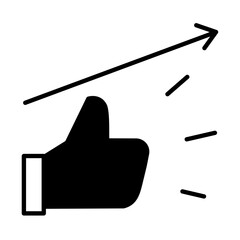 Solid Line Motivation design vector icon design vector line icon svg