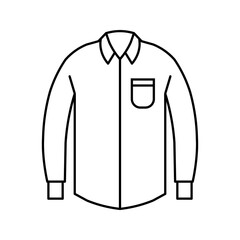 illustration of a white t shirt