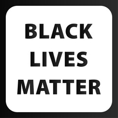 black lives matter vector illustration