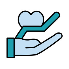 Filled Line emotional maturity design vector icon design vector line icon svg