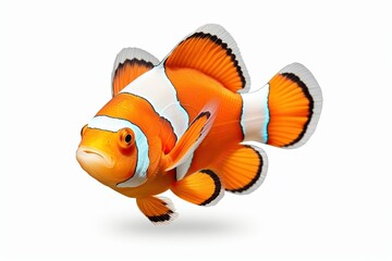 goldfish isolated on white background with 8k high resolution