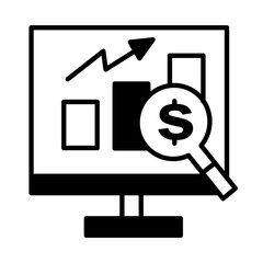 Solid Line Display Advertising design vector icon design vector line icon svg