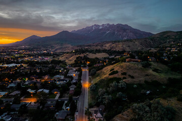 Ariel view of Utah County