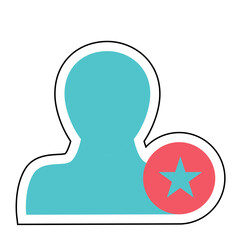 Sticker personal growth star design vector icon design vector line icon svg
