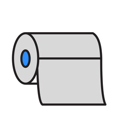 Filled Line TISSUE TOILET design vector icon design vector line icon svg