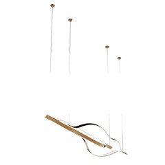 chandelier on the ceiling isolated on white background, hanging lamp, pendant light, 3D illustration, cg render