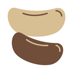 Simple Flat JELLY BEAN design vector icon design vector line icon svg