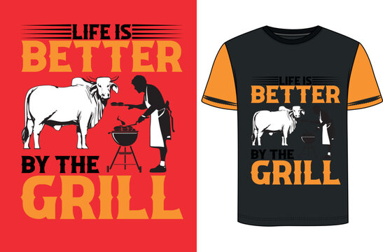 B B Q T-Shirt Design
