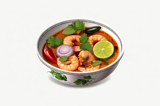 doup dish 8k high resolution isolated on white background