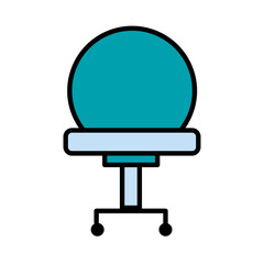 Filled Line office chair design vector icon design vector line icon svg