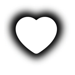 heart icon on white background
