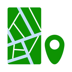 Simple Flat Pin location and map design vector icon design vector line icon svg