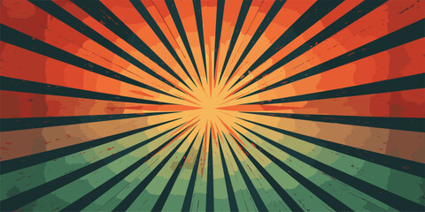 Set of vintage retro comics cartoon book cover sunburst boom explosion boom. Can be used for graphic design or illustration. Graphics style