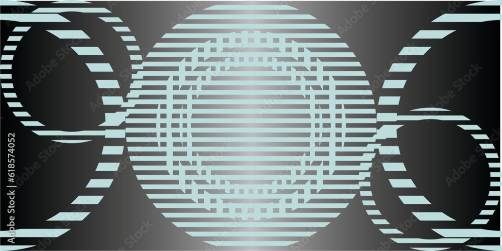 Poster background pattern with shaded arrangement of geometric connected images