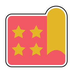 Sticker Mobile flexible design vector icon design vector line icon svg