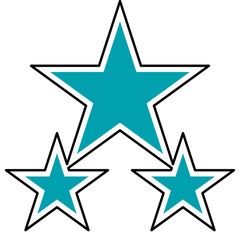 Sticker Significance balance design vector icon design vector line icon svg