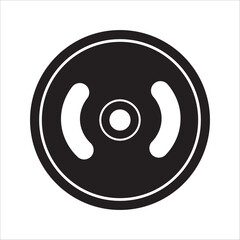 Obraz premium dumble icon black and white 7