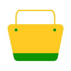 Simple Flat bag design vector icon design vector line icon svg