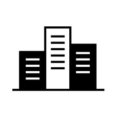 Solid Line skyscraper building design vector icon design vector line icon svg