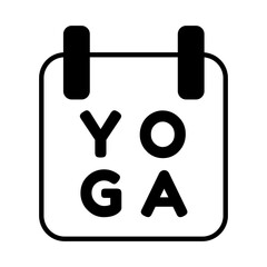 Solid Line yoga days design vector icon design vector line icon svg