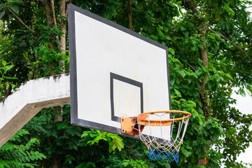 basketball hoop in the park © Lisitha