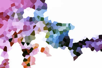 ABSTRACT BACKGROUND CRYSTALLIZE EFFECT