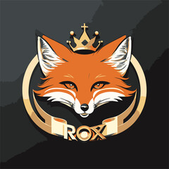 Fox vector mascot logo design with modern illustration concept style for badge, emblem, and t-shirt printing. fox illustration