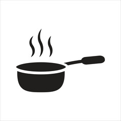 sauce pan icon simple design art eps 10