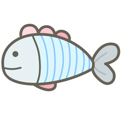Cute pastel fish